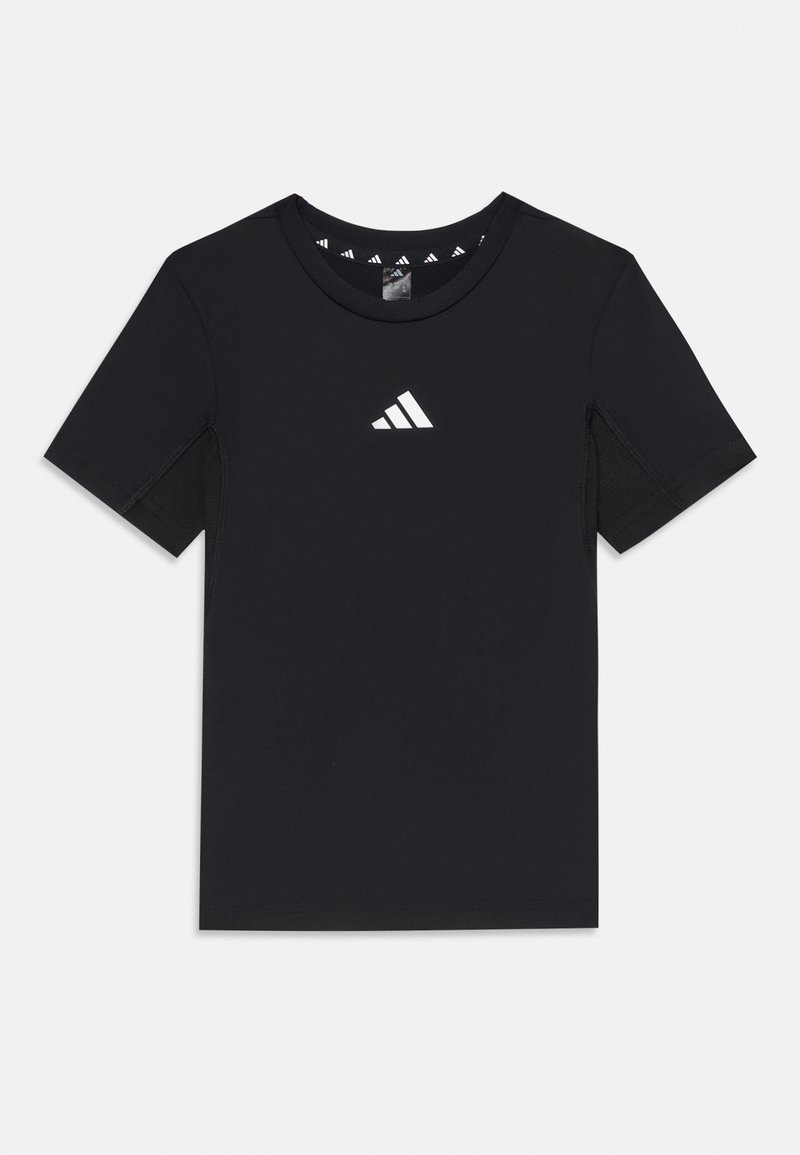 adidas Performance - TEE JUNIOR UNISEX - Tričko s potlačou - black/white, Zväčšiť