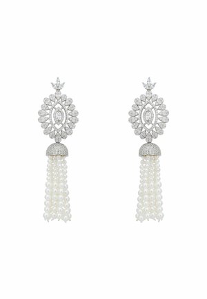 ZAHARA TASSEL DROP - Earrings - silver-coloured