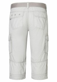 TIMEZONE MIT GÜRTEL CAPRI DESIGN - Shorts - grau