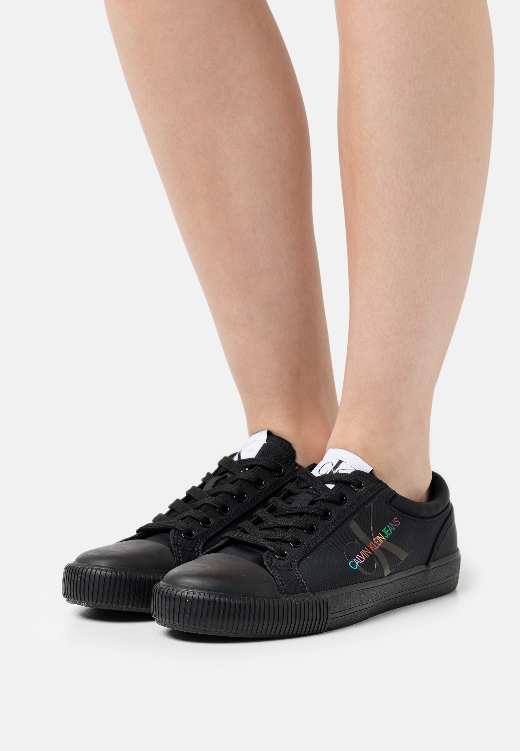 Calvin Klein Jeans LACEUP - Sneakers basse - black/nero - Zalando.it