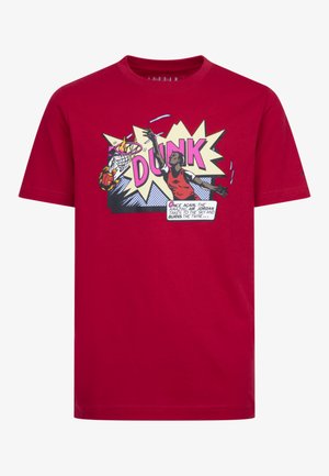 Jordan, AIR JORDAN COMICS DUNK - T-shirt con stampa - gym red