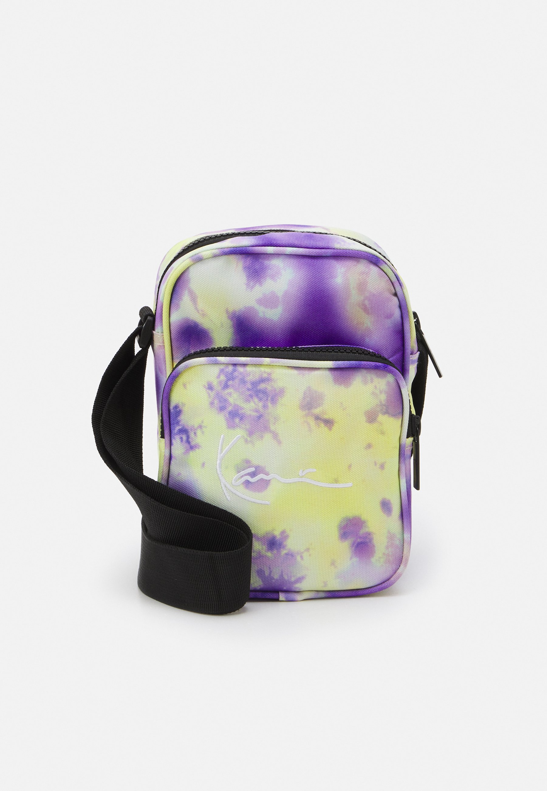 Karl Kani SIGNATURE TIE DYE MESSENGER - Bandolera - lilac/yellow/morado -  Zalando.es