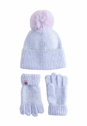 DIAMANTÉ BOW POM SET - Cimdi - lilac purple