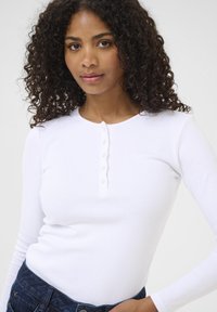 Kaffe Longsleeve - optical white