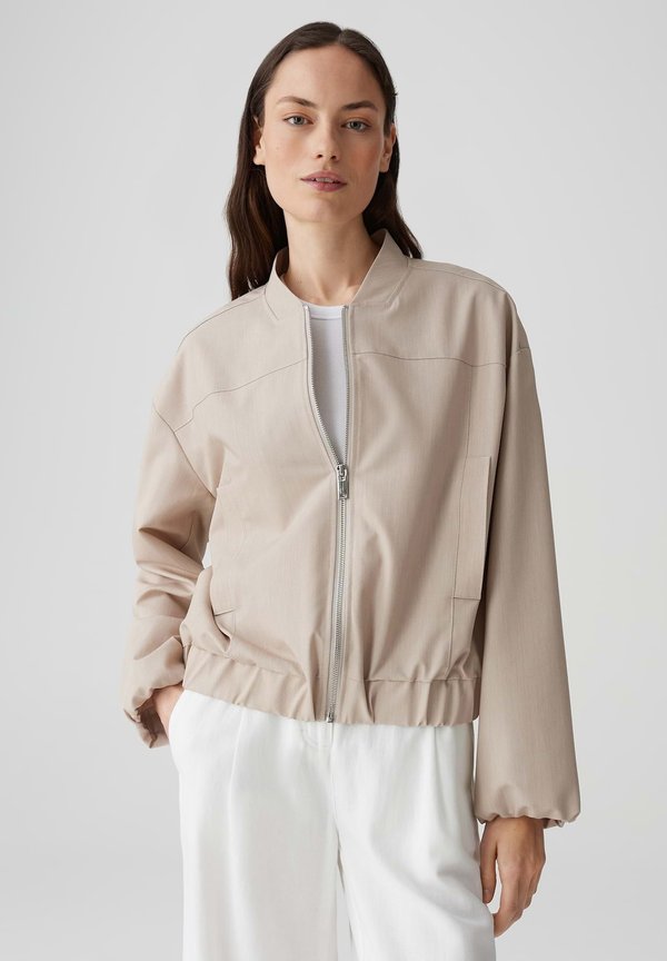 RELAXED FIT BALLOON SLEEVES - Übergangsjacke - natural glaze