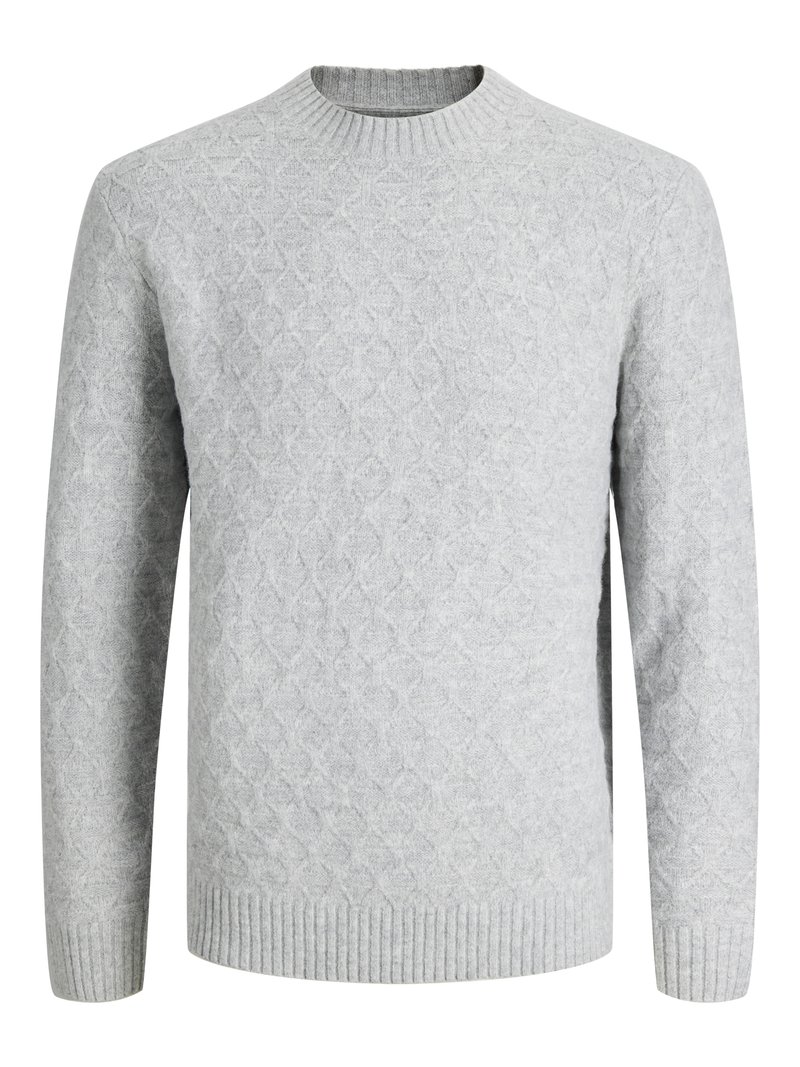 HALO REVESE WEAVE CREW NECK - Sweater - grey melange/grijs
