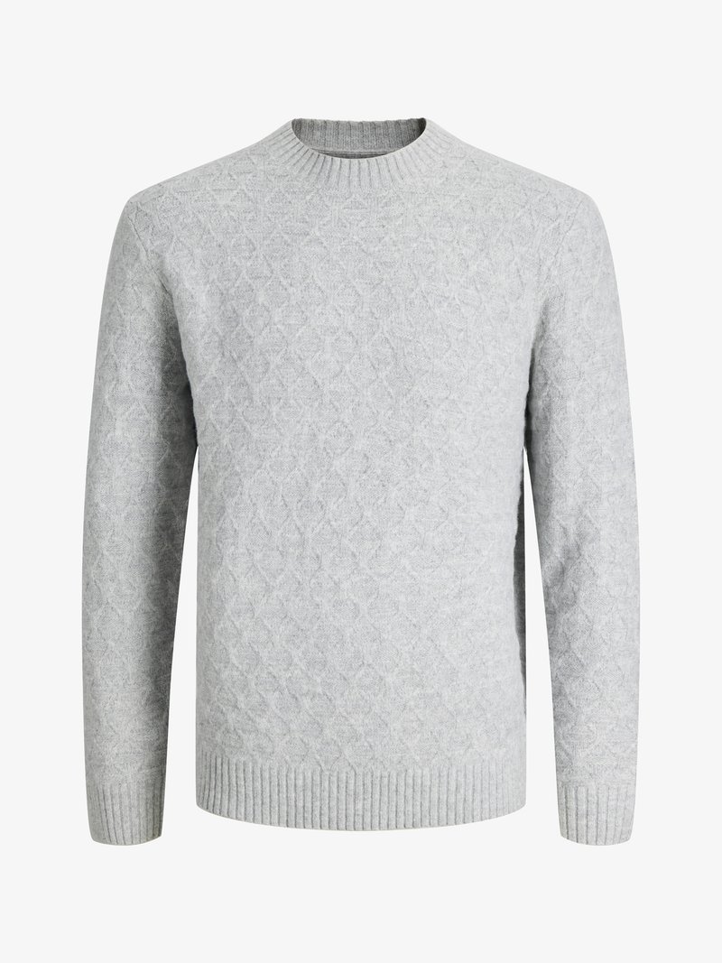 HALO REVESE WEAVE CREW NECK - Sweater - grey melange/grijs HALO REVESE WEAVE CREW NECK - Sweater - grey melange/grijs