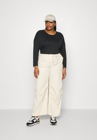 Noisy May Curve longline t-shirt in black | ASOS