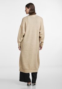 YAS YASBALIS LONG CARDIGAN - Cardigan - beige