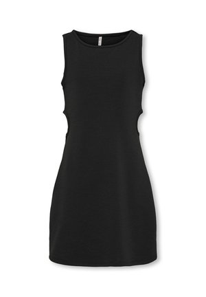 ONLY GIRLS, NORMAL GESCHNITTEN RUNDHALS - Robe en jersey - black