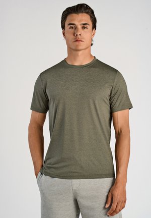 TECHNICAL FAST DRY TEE  - Basic T-shirt - green blend