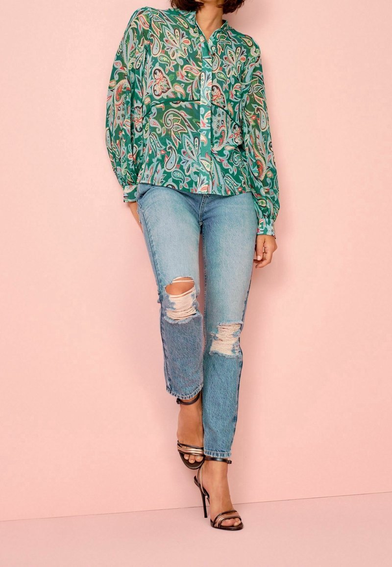 Next Hemdbluse - green