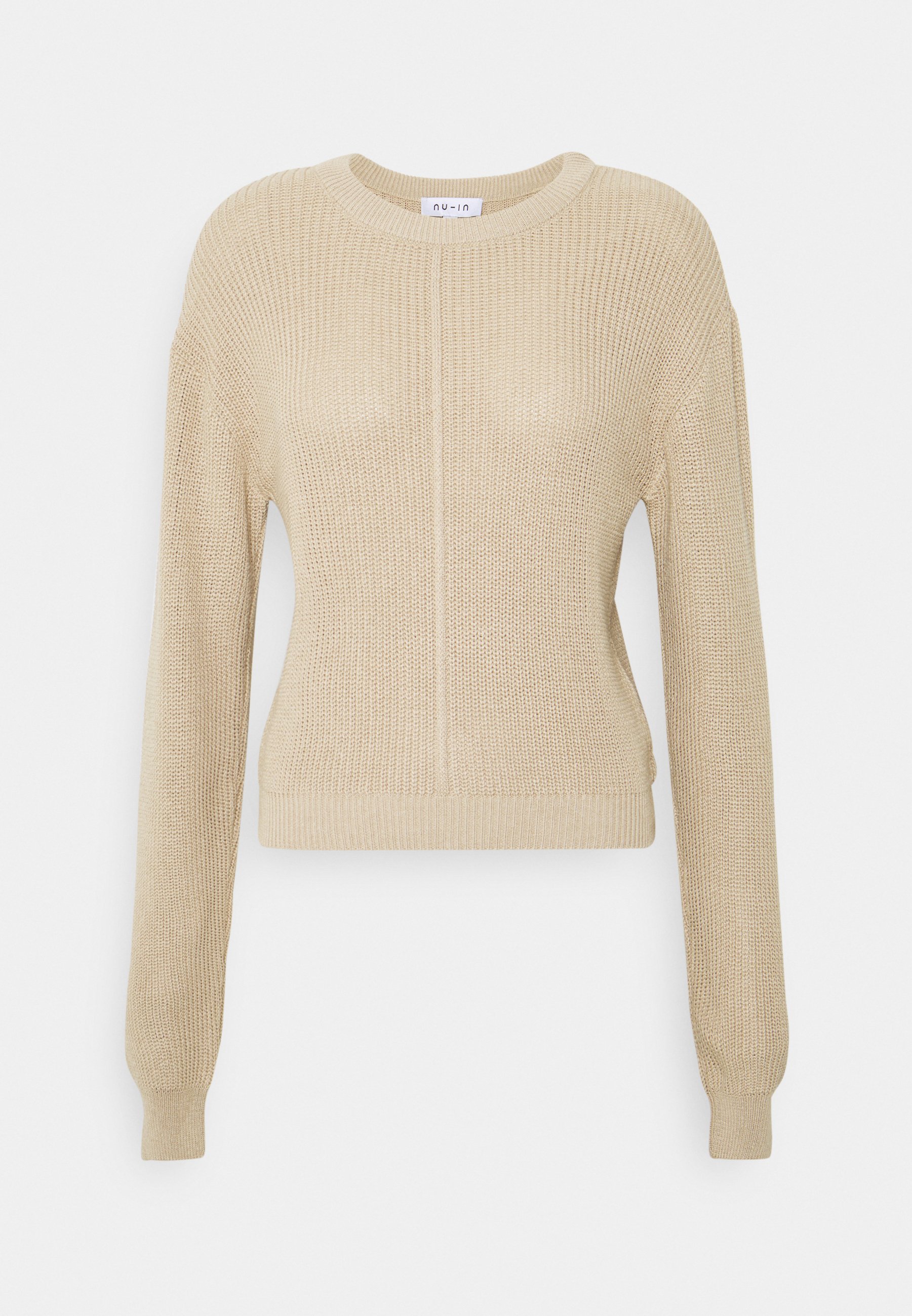 NU IN SEAM DETAIL CREW NECK JUMPER Trui beige Zalando.nl NU IN DEEP V NECK JUMPER Trui off white Zalando.nl