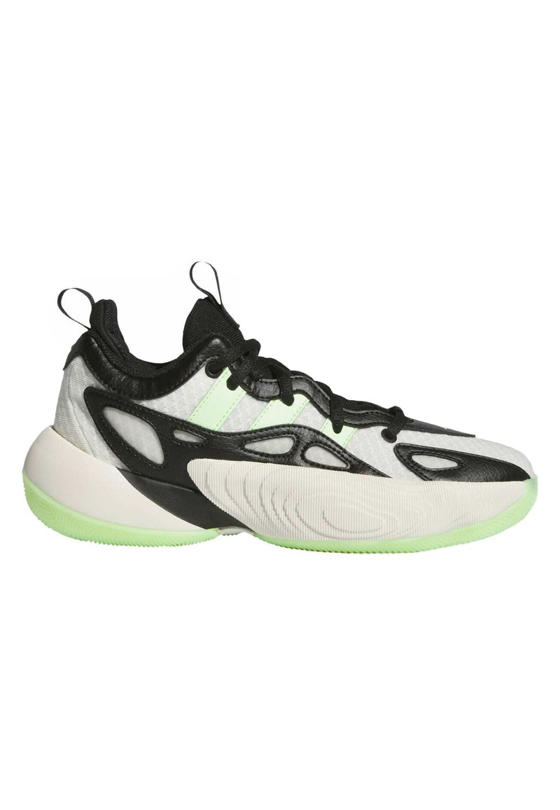 adidas Performance TRAE UNLIMITED  - Scarpe da basket - cloud white   green spark   off white
