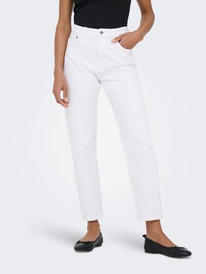 ONLY ONLEMEL HOHE TAILLE  - Blugi conici - white denim