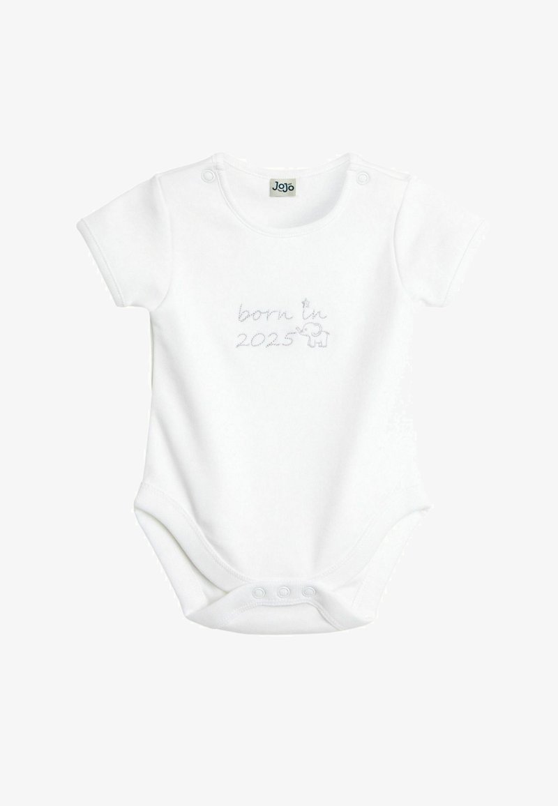 JoJo Maman Bébé EMBROIDERED REGULAR FIT - Bodi - white