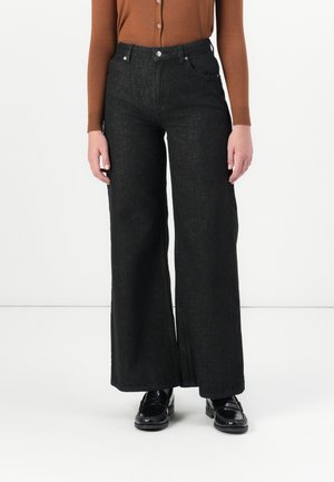STONE - Džinsi ar platām starām - black