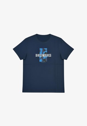 Bikkembergs, T-SHIRT BIKKEMBERGS - T-shirt con stampa - blue