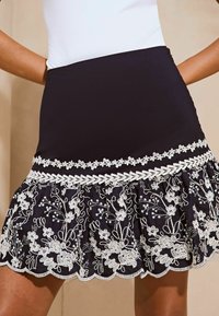 Lipsy FRILL REGULAR FIT - A-lijn rok - off white