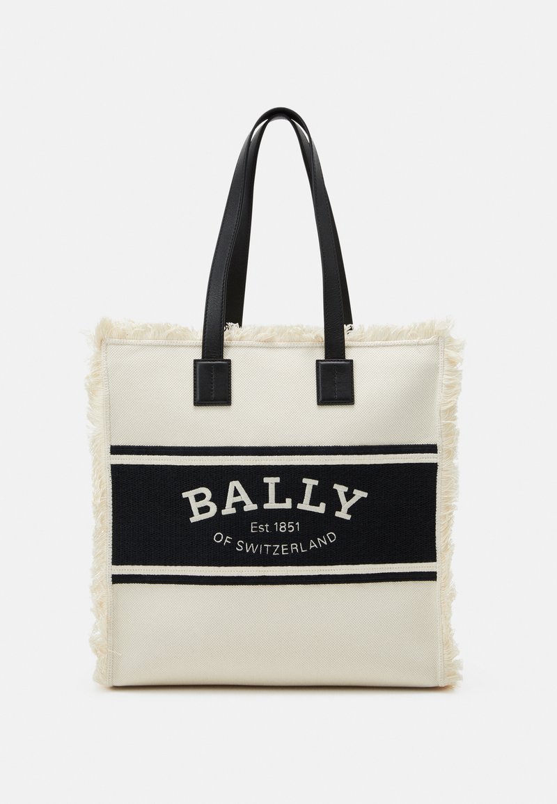 Bally CRYSTALIA - Shopping Bag - natural/black/offwhite - Zalando.de