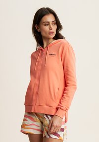 Freddy Felpa con zip - coral zebraanimaliermulticolor