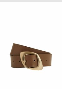CHRISTA CURVED-EDGE BUCKLE - Bälte - brown