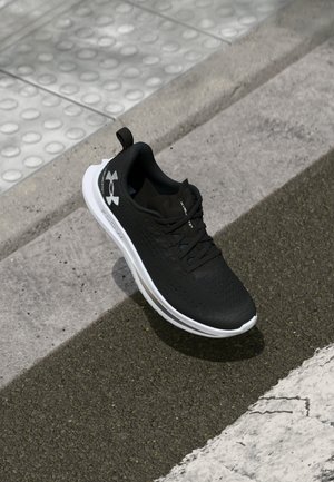 Under Armour VELOCITI 4 SE - Road running shoes - black/anthracite/white