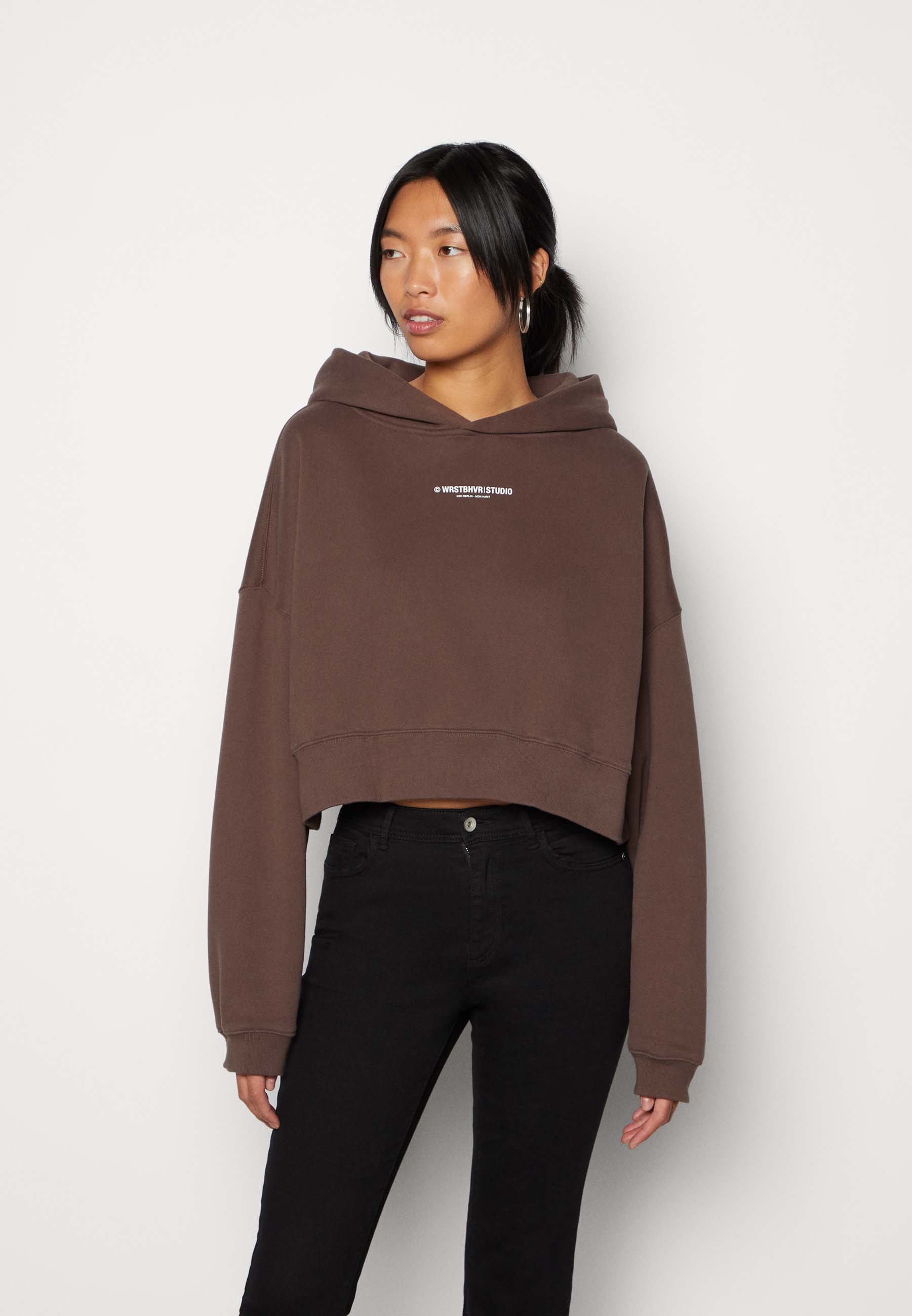 wrstbhvr hoodie brown