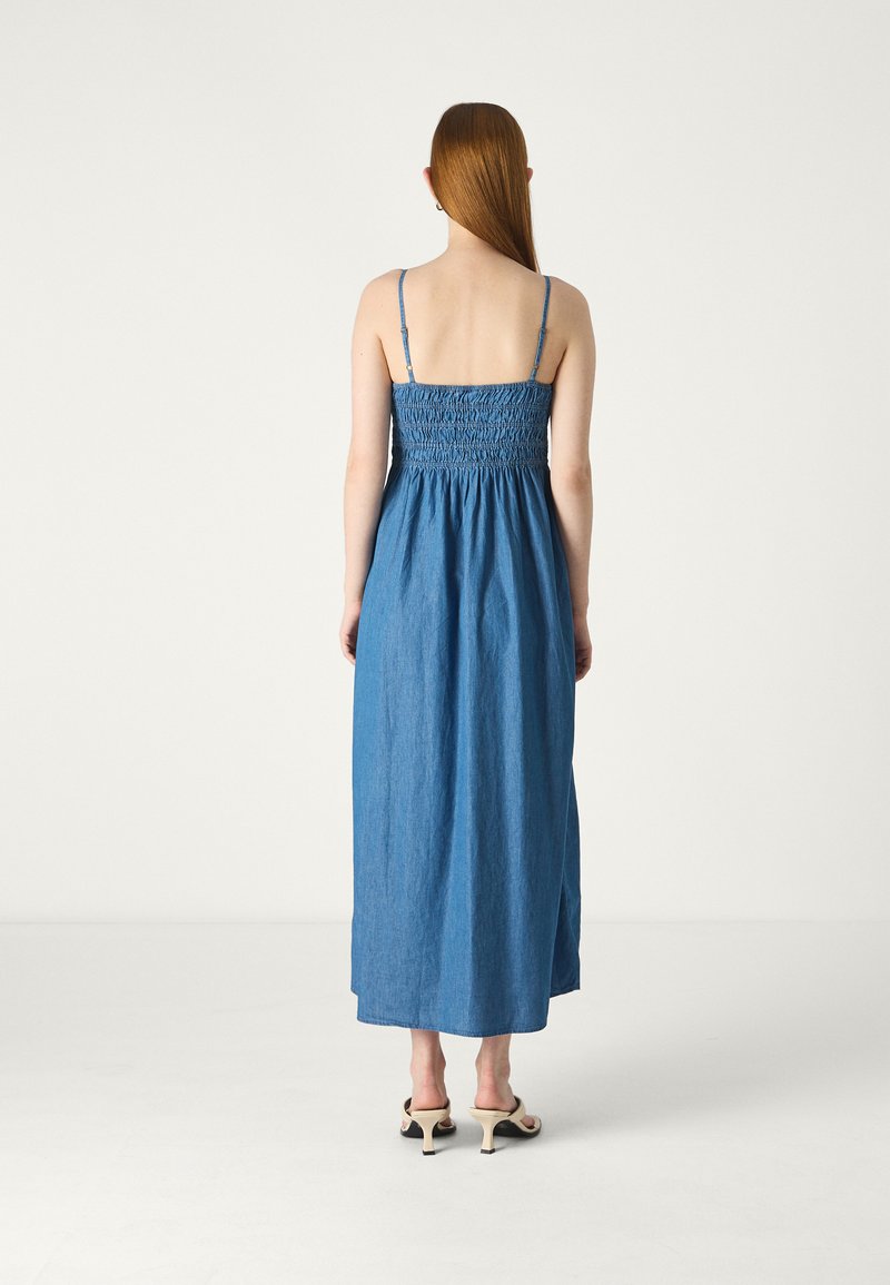 Top Gap Smocked-Waist - Mujer Blanco