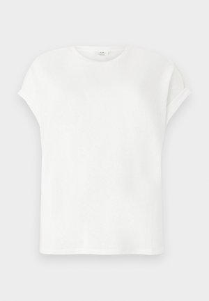 JDY, JDYFAUSTINA FOLD UP  - T-shirt basic - cloud dancer