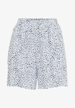 ICHI, IHAYA SHO - Shorts - della robbia blue dot aop