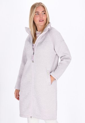 Klassisk frakke - light lavender melange