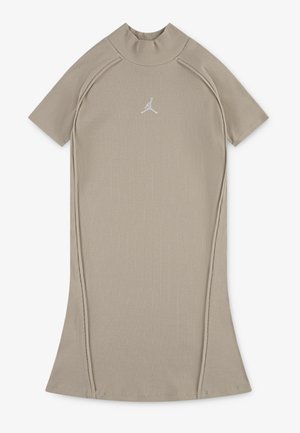 MOCK NECK DRESS - Jerseykleid - sanddrift