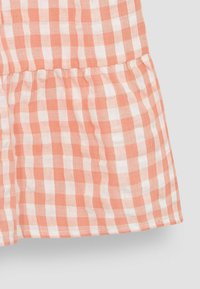 JoJo Maman Bébé FRILL SHOULDER TIERED-REGULAR FIT - Denní šaty - orange gingham