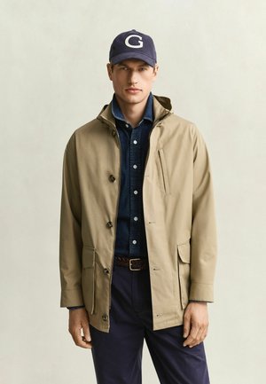 GANT, GANT DOUBLE JACKET - Halflange jas - light taupe