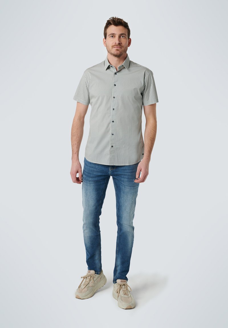 Herren Freizeithemden | NO EXCESS SHORTSLEEVE Hemd cloud/blau - QU99336 Herren Freizeithemden | NO EXCESS SHORTSLEEVE Hemd cloud/blau - QU99336
