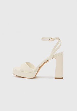 LOTHON - Platform heels - white/bone