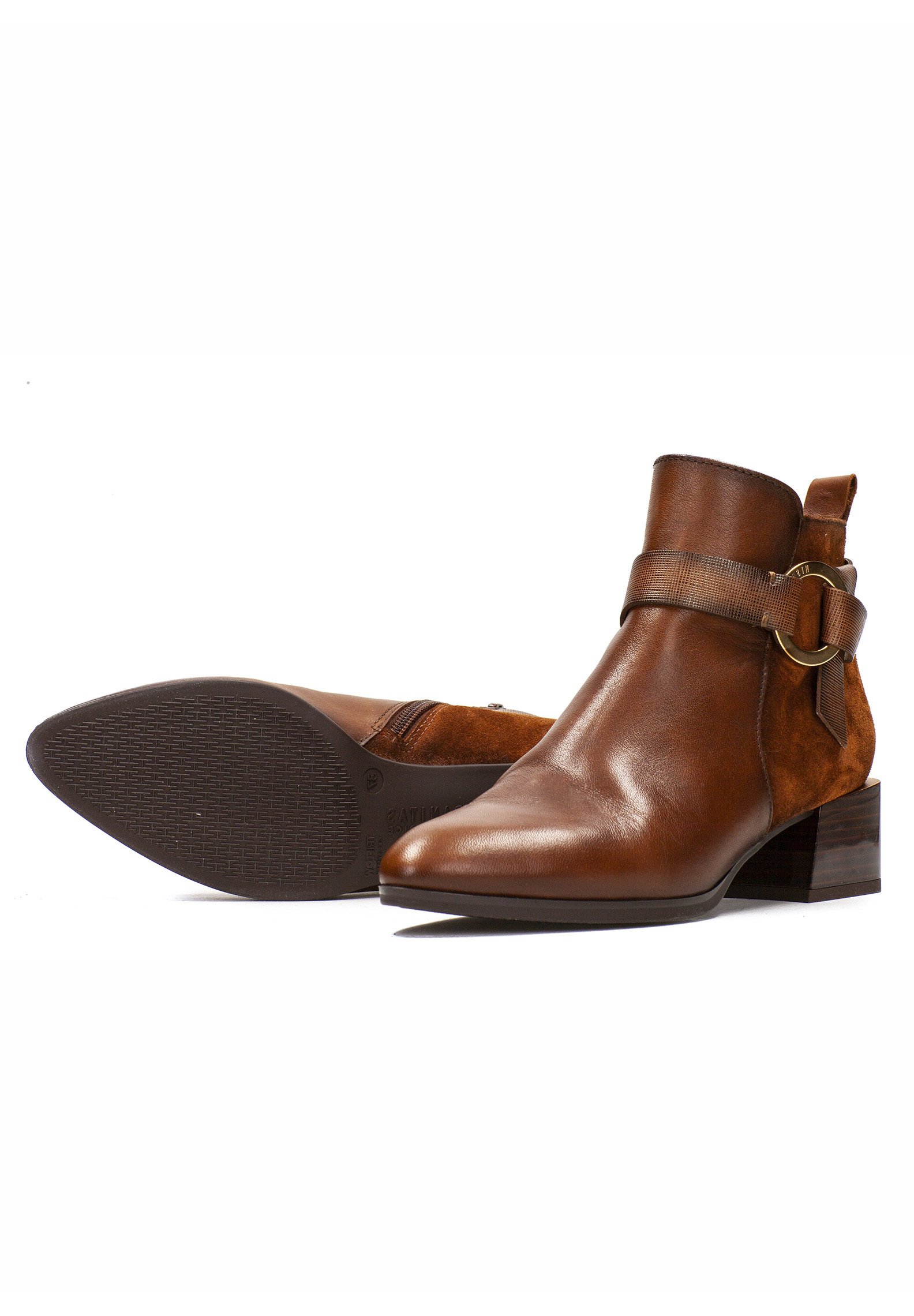 Hispanitas ALPES - Botines bajos - cuero/marrón - Zalando.es