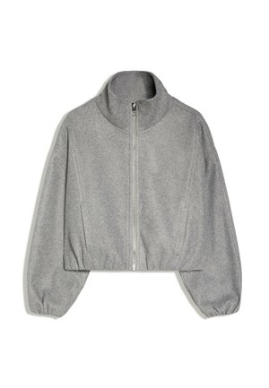 Bershka, SOFT TOUCH JACKET WITH GATHERED HEM - Veste légère - grey