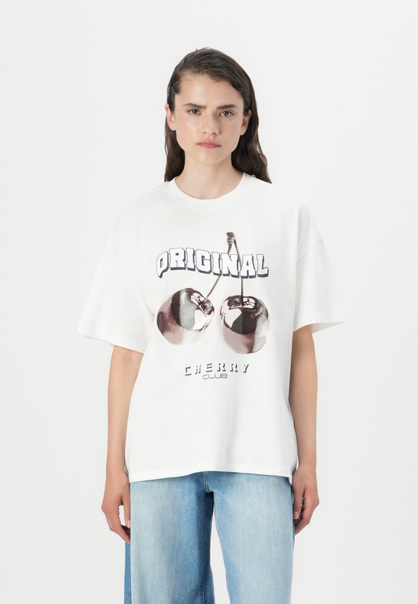 ONLCARRIE LIFE CHERRY BOX - Print T-shirt