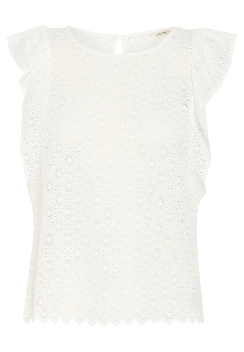 Cream Blouse wit