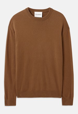 CLOSED CREW NECK LONG SLEEVE - Strikkegenser - light mocha brown