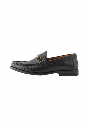 TUMBLED SNAFFLE LOAFERS - Smart slip-ons - black