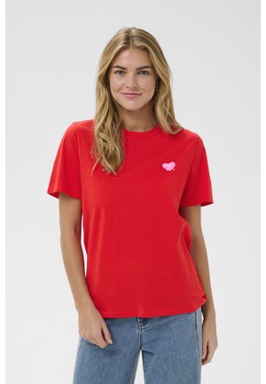 Saint Tropez PEXTANSZ - T-shirt imprimé - fiery red