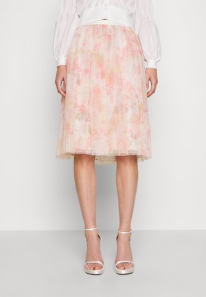 EXCLUSIVE ROSE BLUEBELL MIDI SKIRT - A-Linien-Rock - moonshine