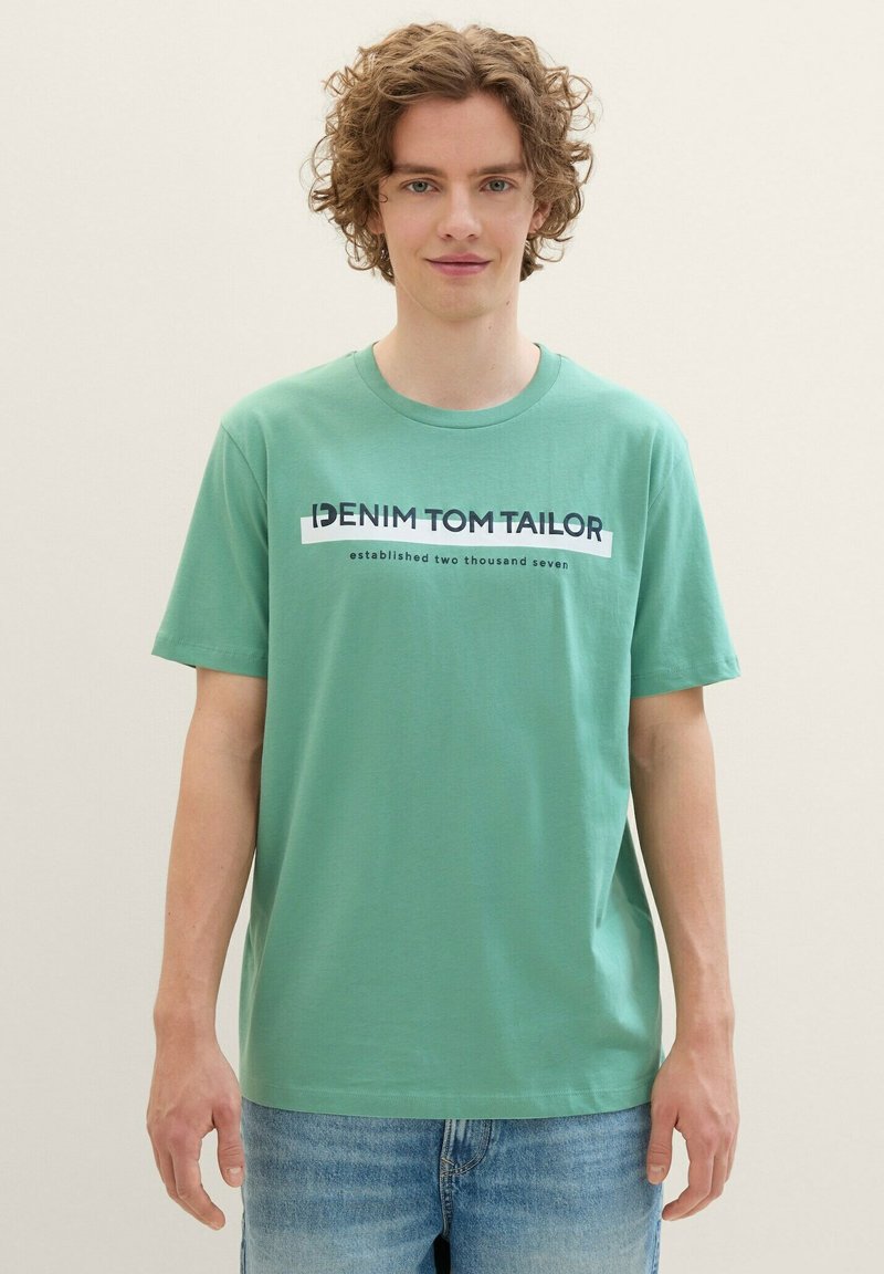 TOM TAILOR DENIM T-shirt print - salvia green