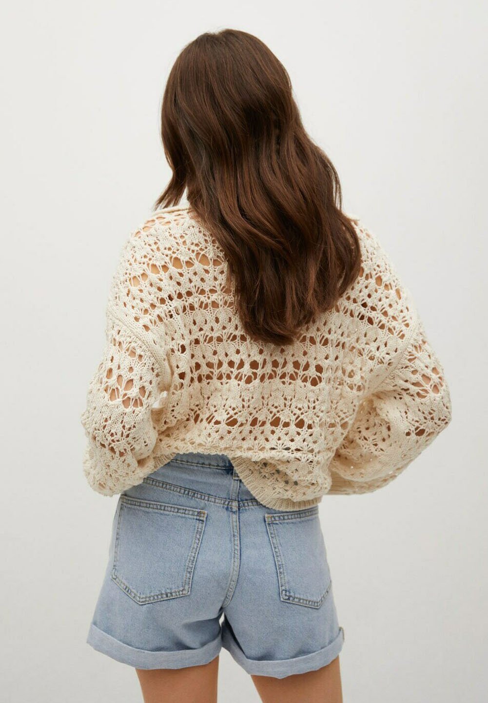 Mango MOM80 - Shorts di jeans - lichtblauw/celeste - Zalando.it