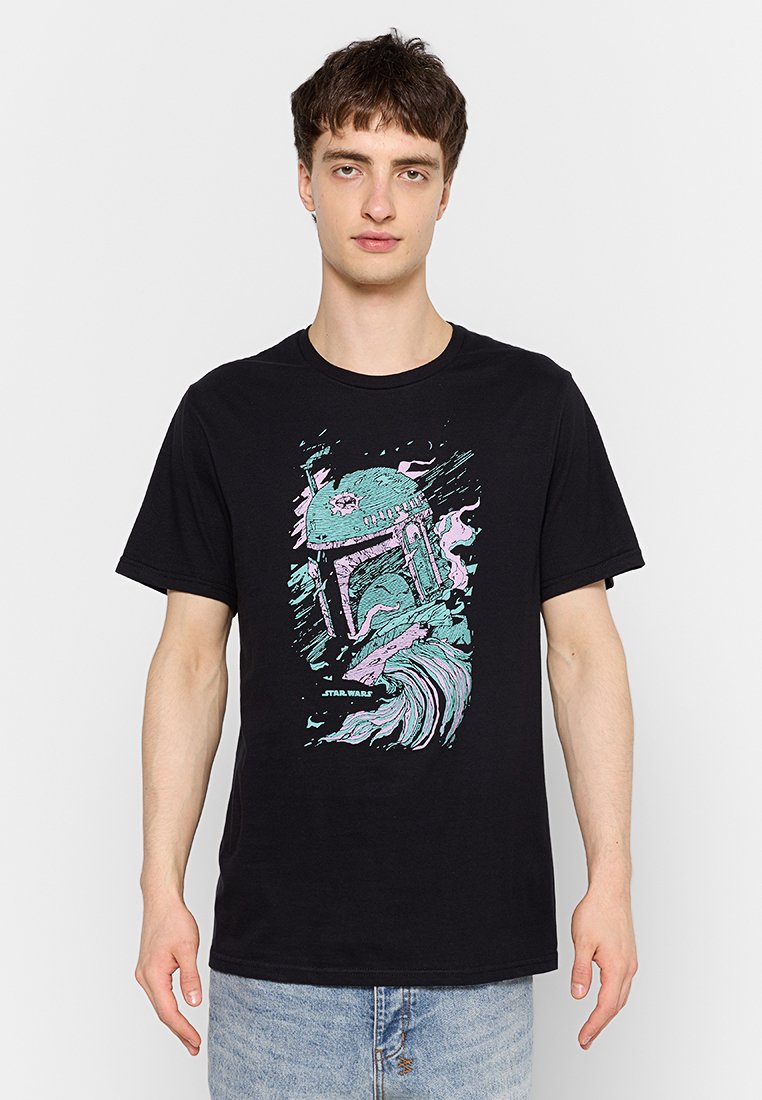 Star Wars T-shirt print zwart
