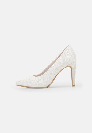 High heels - white comb
