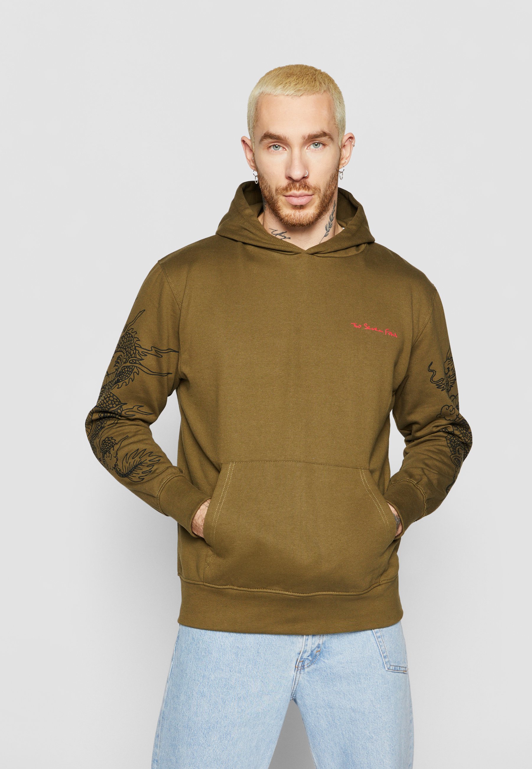 274 DRAGON HOODIE - Sweatshirt - green/vert - ZALANDO.FR